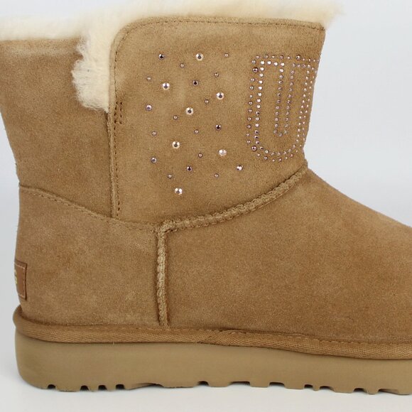 NEW UGG Classic Mini Gem Cozy Boots - Picture 11 of 16